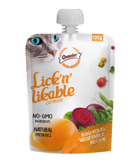Thumbnail for Gnawlers Lick 'n' Lickable Cat Treats 100g - Egg Yolk & Vegetable