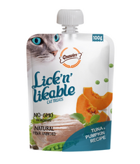 Thumbnail for Gnawlers Lick 'n' Lickable Cat Treats 100g - Tuna & Pumpkin