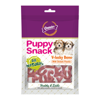 Thumbnail for Gnawlers V-Lucky Bone Puppy Snack-Chicken 270g