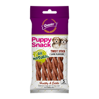 Thumbnail for Gnawlers Twist Stick Puppy Snack-Lamb-5pcs/pack-80g