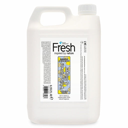 Groom Professional Fresh White Flower & Ginger Shampoo[Volume - 4 litre]