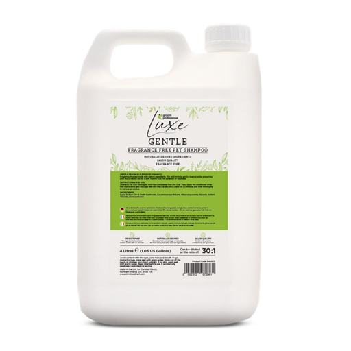 Groom Professional Luxe Gentle Fragrance Free Shampoo-4 Litre