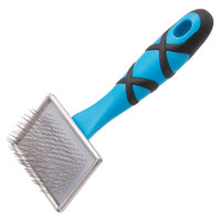 Thumbnail for Groom Professional Cat & Small Pet Soft Slicker Brush - 15x6x1.5 cm[Size - S]
