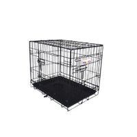 Pado Double Door Dog Crate with Mesh Floor, 92x57.5x65cm