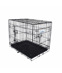 Thumbnail for Pado Double Door Dog Crate with Mesh Floor, 123x76x83cm