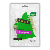 Thumbnail for Happi Skippi Just Freeze-Dried Treat Chicken&Cat Grass for Cats and Dogs 10g