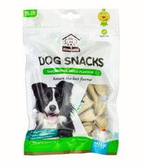 Thumbnail for Howbone Dog Snack -Small Bone 270g (15pcs/pack) - Milk Flavour