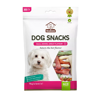 Thumbnail for Howbone Dog Snack - Small Bone Mix Flavour 30pcs/pack (270g)