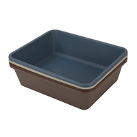 Thumbnail for Pet Mode Plastic Cat Litter Tray[Dimension - 40 x 30 x 10.5cm, Size - M]
