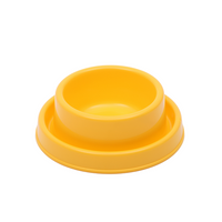 Thumbnail for Pet Mode Plastic Dog Bowl 400ml-Yellow