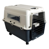 Thumbnail for Pet Mode Plastic Transporter with Wheels [Size - 90x60x68cm]-IATA Approved