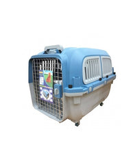 Thumbnail for Pet Mode Plastic Transporter Pet Carrier with Wheels [Size - 82x61x57.5cm] - IATA Approved