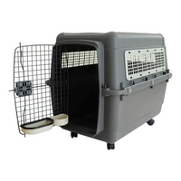 Thumbnail for Pet Mode Plastic Transporter With Wheels 90x60x70cm [HC032-L90]-IATA Approved