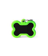Thumbnail for MY FAMILY OSSO ALLUMINIO NERO GOMMA VERDE HUSHTAG