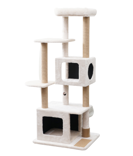 Catry Cat Tower with Scratcher 60x49x141cm