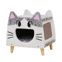 Thumbnail for Catry Lovely Cat House with Sisal Scratcher 45x38x47.5cm