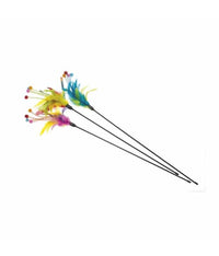 Thumbnail for IMAC Cat Toy Cane with Feathers 50cm