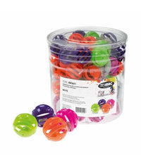 Thumbnail for Imac Cat Toy Plastic Ball with Bell, 60pcs