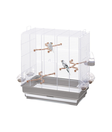 IMAC Carlotta-Bird Cage - 50X30X56CM[Color - White]