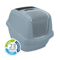 Thumbnail for Imac – Maddy 2nd Life-Hooded Cat Toilet-Blue (65×47.5×47.5cm)