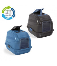 Thumbnail for IMAC Easy Cat - Hooded Cat Toilets - Second Life Plastic -  50 x 40 x 40cm[Color - Blue, Dimension - 50 x 40 x 40cm]