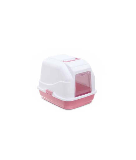 IMAC Cat - Hooded Cat Toilets - 50 x 40 x 40cm[Color - Pink]