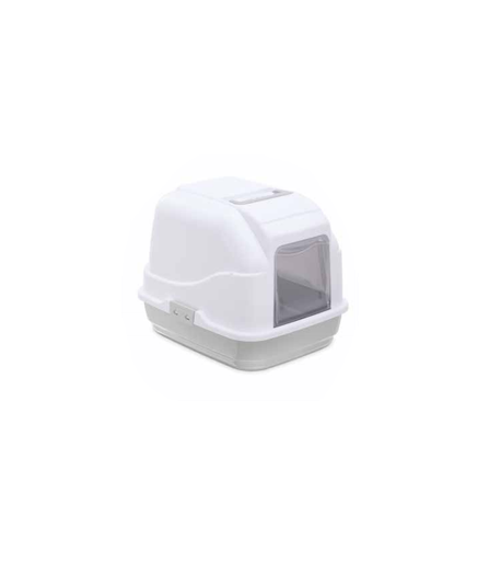 IMAC Cat - Hooded Cat Toilets - 50 x 40 x 40cm[Color - Grey]