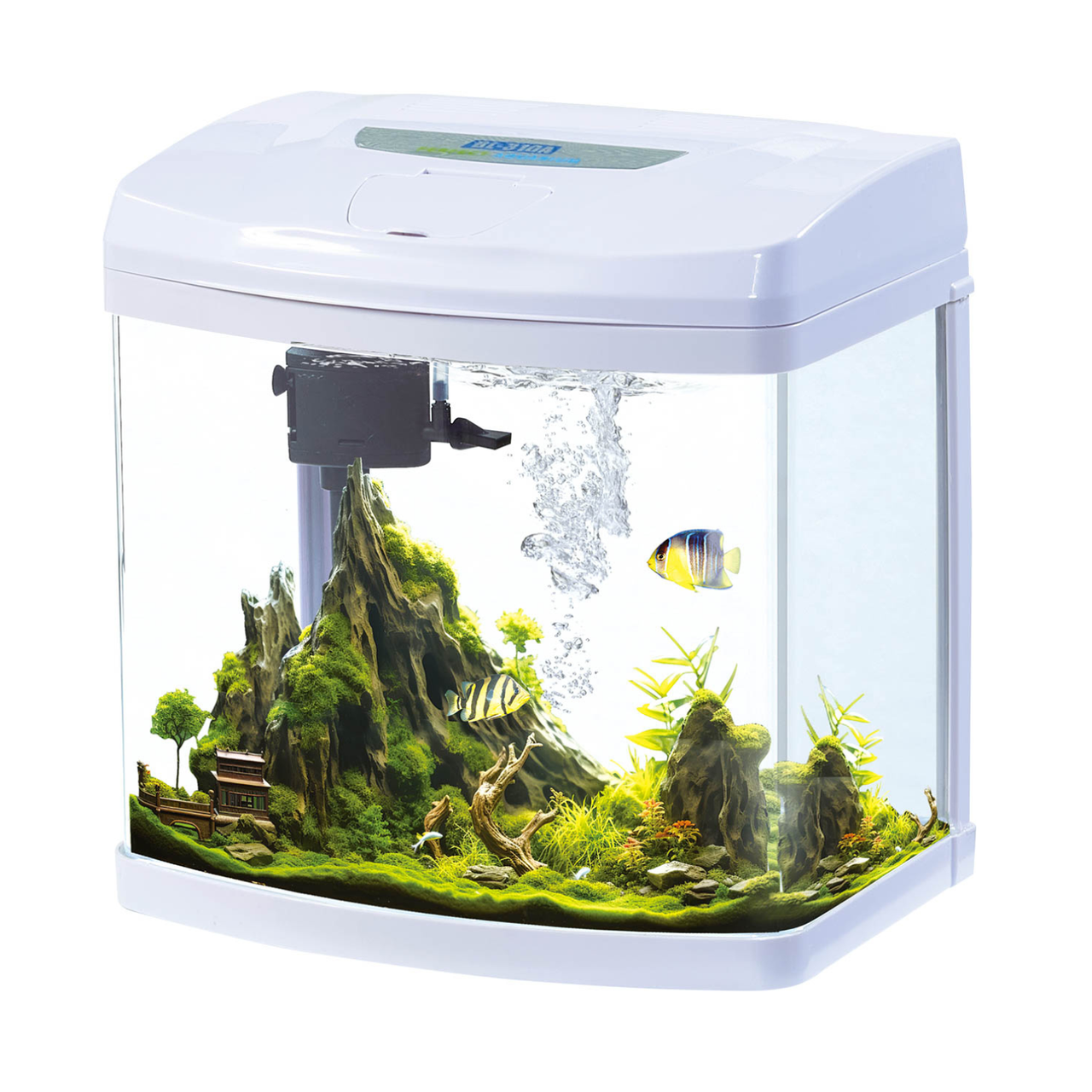Karis Glass Aquarium BL-490A - [49x27.5x43.5cm, Color - White]