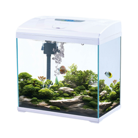 Karis Super White Glass Aquarium PD-315 - [30x21x30cm, Color - White]