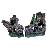 Thumbnail for Karis Twin Castle Aqua Decoration 35x11x17cm