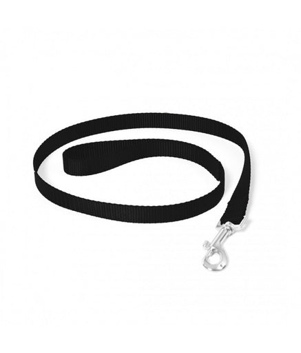 Duvo Nylon lead[Color - Black, Dimension - 120cm/15mm]