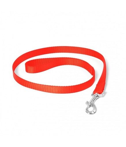 Duvo Nylon lead[Color - Red, Dimension - 100cm/20mm]