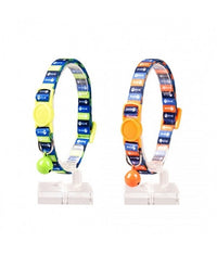 Thumbnail for Duvo Cat Collar Nylon Mixed Colors 20 - 30cm / 10mm[Texture - Fish bones 1]