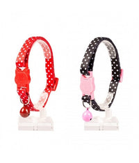 Thumbnail for Duvo Cat Collar Nylon Mixed Colors 20 - 30cm / 10mm[Texture - White Dots]