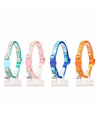 Thumbnail for Duvo+ Cat Collar Retro Squares Nylon Mixed Colors 20-30cm / 10Mm