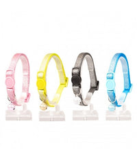 Thumbnail for Duvo Cat Collar Nylon Mixed Colors 20 - 30cm / 10mm[Texture - Glitter]