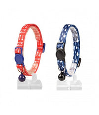 Thumbnail for Duvo Cat Collar Fish Bones 3 Nylon Mixed Colors 20 - 30cm / 10mm[Dimension - 20-30cm x 10mm]