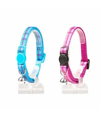 Thumbnail for Duvo+ Cat Collar Tartan Nylon Mixed Colors 20-30cm / 10Mm