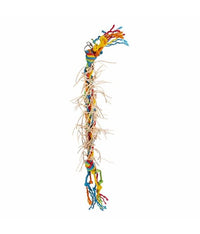 Thumbnail for Duvo+ Colorful Sisal Climbing Rope with Leather Strips 124cm