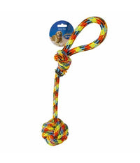 Thumbnail for Duvo+ Cotton Rope With Ball And Loop Beach - 54cm