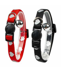 Thumbnail for Duvo+ Cat Collar Hearts Reflective Mixed Colors 20-30cm / 10Mm