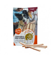 Thumbnail for Duvo Dog Snack 80g[Options - Strips, Flavor - Chicken & Fish]