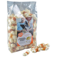 Thumbnail for Duvo+ Chicken & Rawhide Small Bones[Weight - 1000g, Count - 86]