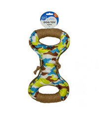 Thumbnail for Duvo Camouflage Tug Toy 31 x 17 x 5,5cm - Multicolour