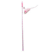 Thumbnail for Duvo+ Playing Rod Catchy Paper Mouse Pink - 47X15X4cm - Box Qty -16 Pcs