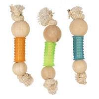 Thumbnail for Duvo+ Supa Chew Stick with Rope (121040) 5x5x26cm- Assorted