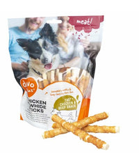 Thumbnail for Duvo+ Meat Chicken & Rawhide Sticks Small 12,5cm -100g & 400g[Weight - 400g]