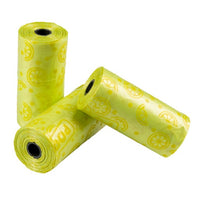 Duvo+ Poopi Dog Poo Bag Spice Lime (Citrus Scent) 8 x 15pcs [Count - 8]
