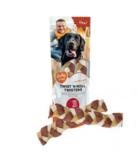 Thumbnail for Duvo Twist'N Roll Twisters Beef 25cm - S - 3Pcs / 12.5cm-L-2Pcs[Count - 2, Length - 12.5cm]