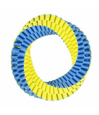 Thumbnail for Duvo+ Supa' Nylon Hoop Blue/Yellow  - 13x13cm